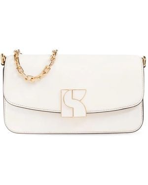 Kate Spade Dakota Appliqué-Logo Cross Body Bag - Natural