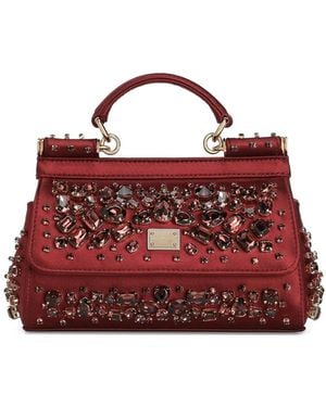 Dolce & Gabbana Borsa Tote Sicily - Rosso
