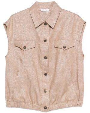 Panicale Veste Boutonnée À Poches - Pink