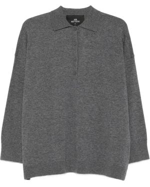 Mr. Mittens Gigi Pullover Mit Polokragen - Grau