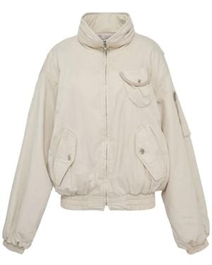 OPEN YY Bomber Jacket - White