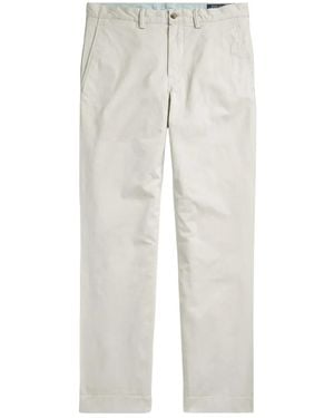 Polo Ralph Lauren Flat-Front Twill Pants - White