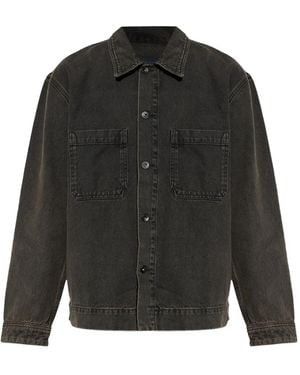 Rag & Bone Buttoned Pocket Shirt Jacket - Black