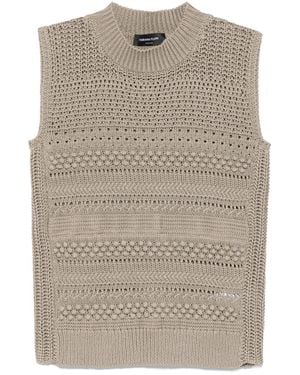 Fabiana Filippi Cotton Vest - Natural