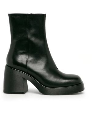 Vagabond Shoemakers Brooke Platform Ankle Boots - Green