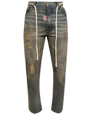 RRR123 Jeans im Distressed-Look - Grau