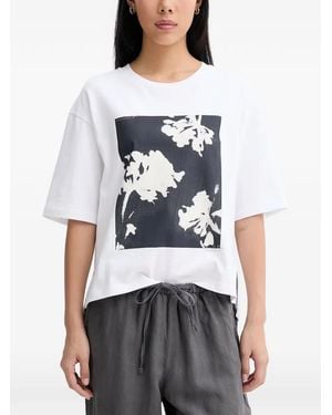 Marc O' Polo Graphic-Print Cotton T-Shirt - White