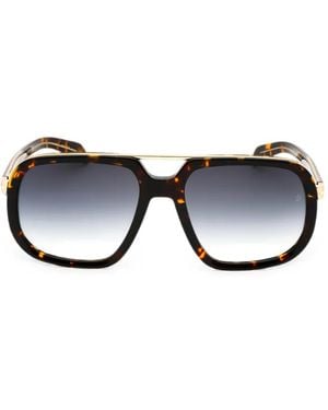 David Beckham Tortoiseshell-Effect Sunglasses - Black