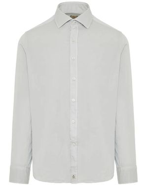 Sonrisa Long-Sleeve Button-Down Shirt - White