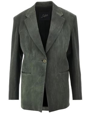 The Seafarer Single-Breasted Blazer - Grey
