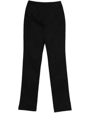 Vivetta Flat-Front Trousers - Black