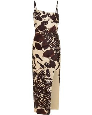 Nicholas Syler Silk Dress - Metallic