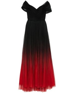 Ana Radu Off-Shoulder Gown - Red