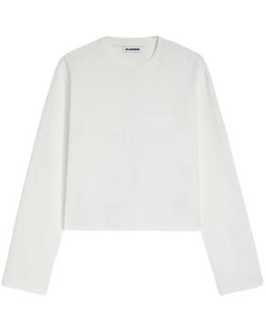 Jil Sander Boxy Long-Sleeve T-Shirt - White