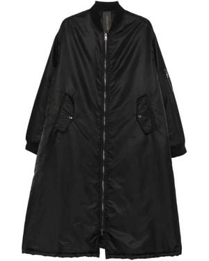 Giorgio Brato Zip-Up Coat - Black