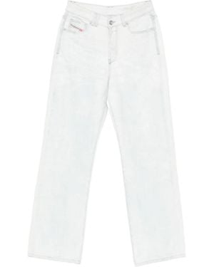 DIESEL Straight Pants - White
