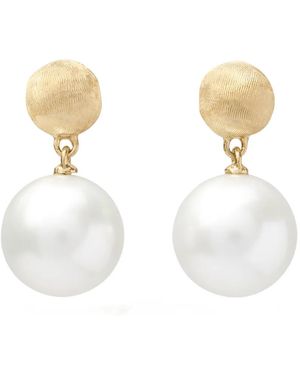 Marco Bicego Boucles D'Oreilles À Perle - White