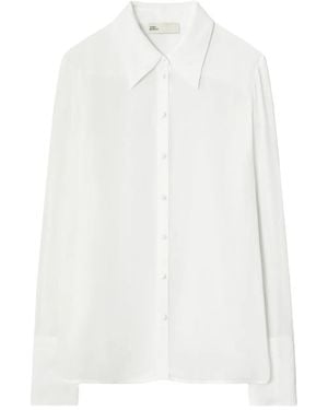 Tory Burch Cuffed Shirt - White