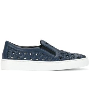 Madison Maison 25Mm Woven Trainers - Blue