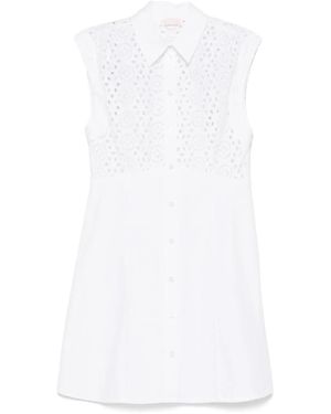 Liu Jo Cotton Mini Dress - White