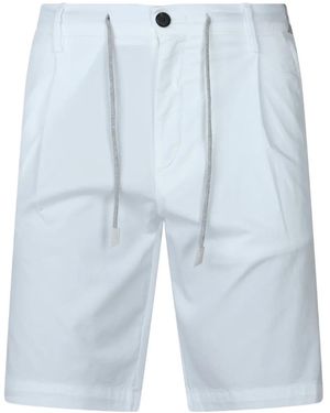 Eleventy Bermudas con cordones - Azul