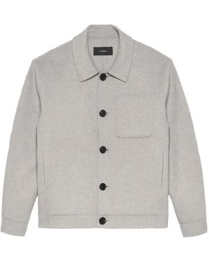 Arma Button-Up Jacket - Gray