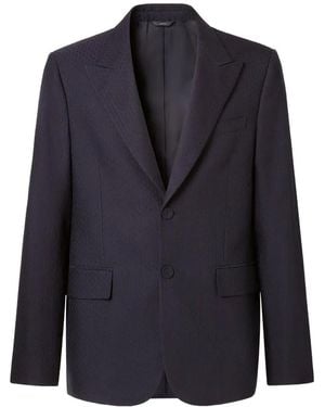 Fendi Blazer Met Enkele Rij Knopen - Blauw