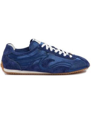 Sandro Light Wave Panelled Sneakers - Blue