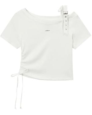 Musium Div. T-Shirt À Manches Courtes - White
