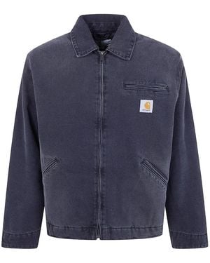 Carhartt Grind-Wash Denim Jacket - Blue