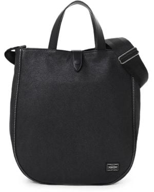 Porter-Yoshida and Co Bolso Shopper Cisco De Piel - Negro