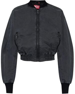 DIESEL G-Rail-P1 Bomber Jacket - Blue