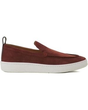 Lanvin Suede Trainers - Brown