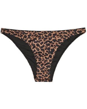 Away That Day Amalfi Bikinihöschen Mit Leopardenprint - Natur