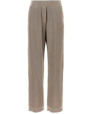 Brunello Cucinelli Ribbed trousers - Grau
