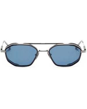 Akoni Lunettes De Soleil À Monture Géométrique - Blue