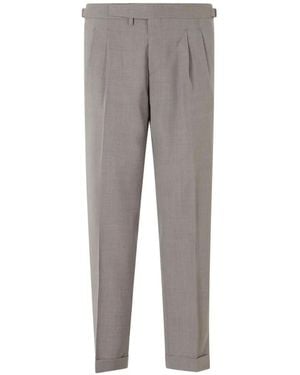 Briglia 1949 Quartieris Pleated Trousers - Grey
