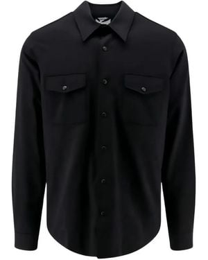 Aspesi Flap-Pocket Shirt - Black