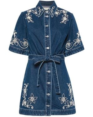 ALÉMAIS Carmen Dress - Blue