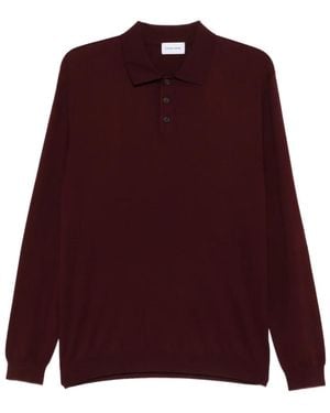 Scaglione Buttoned Polo Shirt - Red