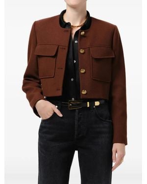 Citizens of Humanity Sophia Cropped Jacket - Black