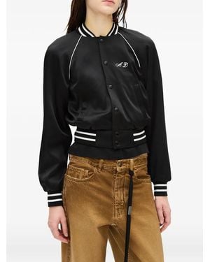 Ann Demeulemeester Embroidered-Details Jacket - Black