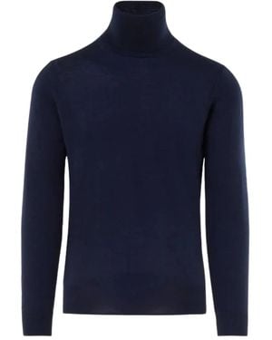 Paolo Pecora Roll-Neck Sweater - Blue