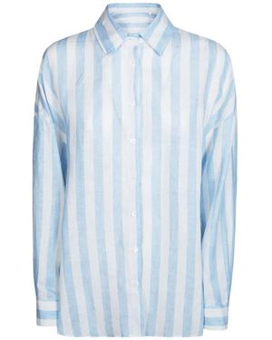 Robert Friedman Striped Shirt - Blue