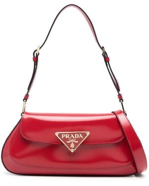Prada Borsa a spalla Cleo - Rosso