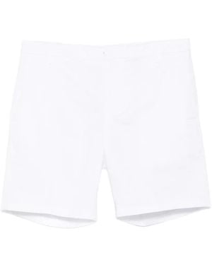 Dondup Manheim Logo-Appliqué Chino Shorts - White