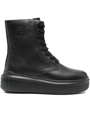 Janet & Janet プラットフォーム コンバットブーツ 45Mm - ブラック