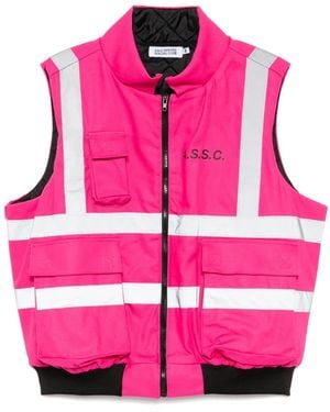 ANTI SOCIAL SOCIAL CLUB Assc Hi-Vis Work Vest - Pink