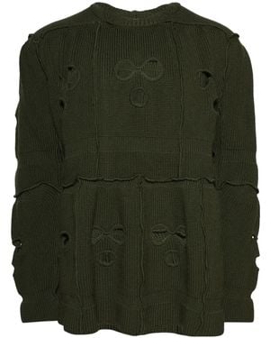 Vetements Balaclava Jumper - Green