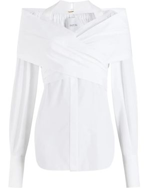 Patou Gewickelte Bluse - Weiß